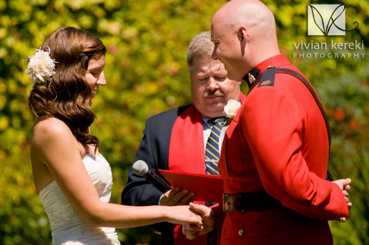 Hatley Castle Wedding: wedding ceremony