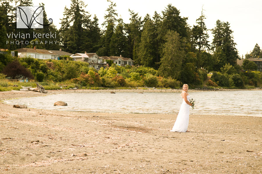 Beach wedding Vancouver Island